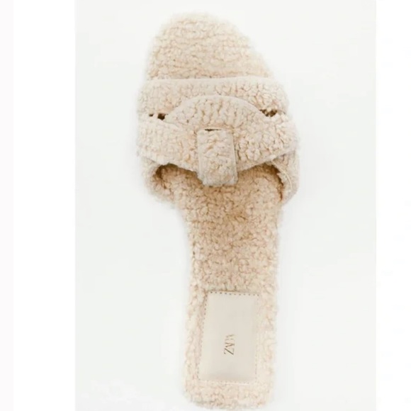 ZARA CROSSOVER FABRIC SANDAL - Picture 4 of 5